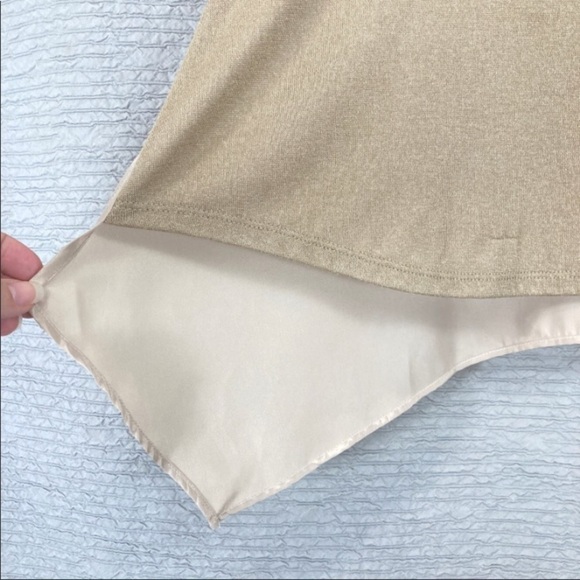 🔥 3/$15 🔥 Alberto Makali 3/4 Sleeves Semi-Sheer Blouse Size Medium - Picture 3 of 5